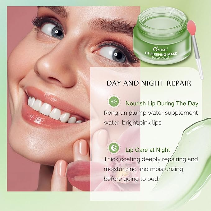 Lip Sleeping Mask Overnight Moisturizer Balm, Lines