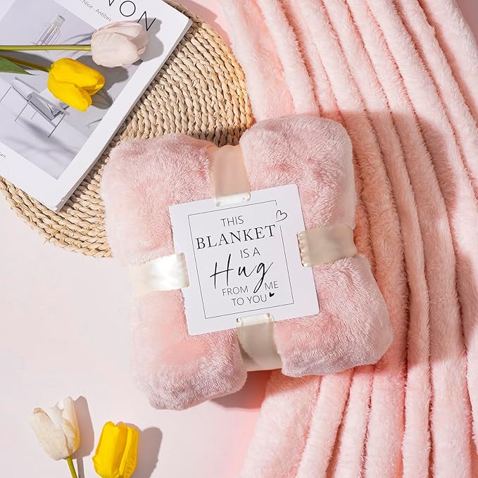 Valentines Day Gift for Her,Pink Birthday Gifts for Women Her Girlfriend Sister Wife,Self Care Get Well Package Basket,Relaxing Spa Set,Valentines Day,Rose Christmas Gifts for Women Grandma Mom Mother
