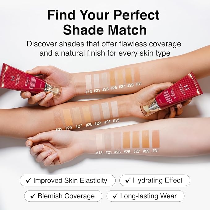 MISSHA M Perfect Cover BB Cream No 31.Golden Beige - Medium/Tan with Neutral Undertone SPF 42 PA +++ 1.69 Fl Oz - Tinted Moisturizer for face with SPF valentines day gifts for her
