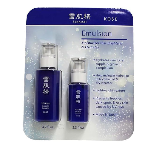 SEKKISEI Emulsion 2 Bottles Set 4.7oz