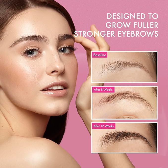 Blooskim Eyebrow Growth Serum for Women & Men – Natural Brow Enhancing Serum to Grow Thicker, Fuller Brows Fast – Nourishing Eyebrow Hair Growth