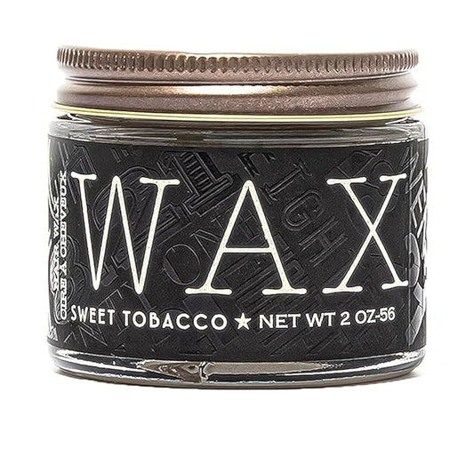 18.21 Man Made Hair Styling Product, 2oz. Original Sweet Tobacco Scent in Wax with Low Shine Finish