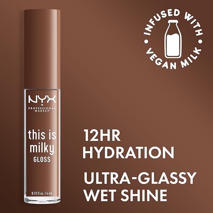 NYX PROFESSIONAL MAKEUP This Is Milky Gloss, Vegan Lip