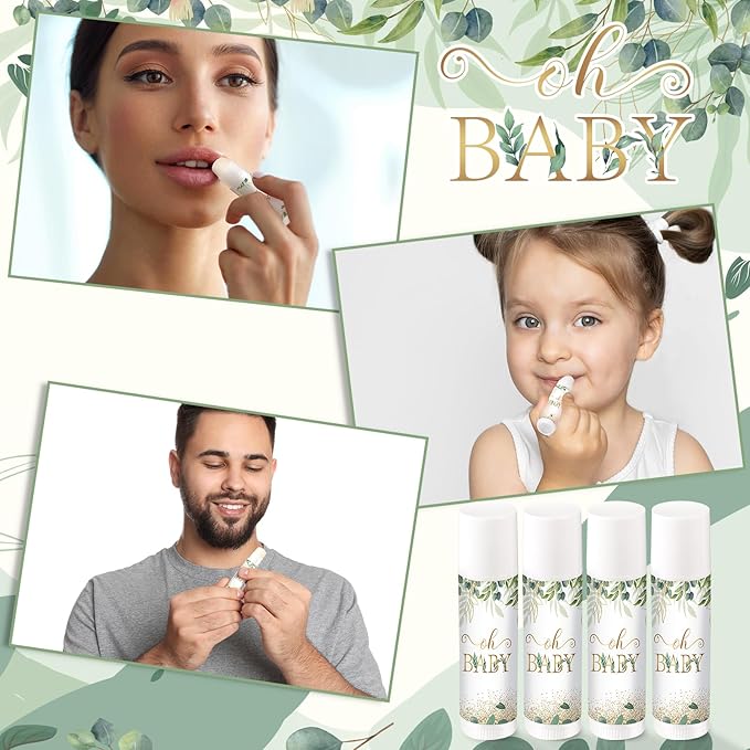 40 Pieces Lip Balm Bulk Baby (Leaves)