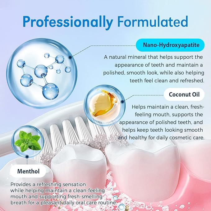 Teeth Whitening Powder - Removes Stains - No Sensitivity - Breath Freshener, Coffee Stain Remover - Toothpaste Powder
