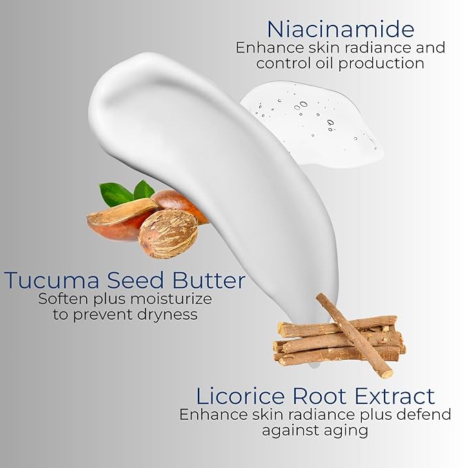 ATWATER Skin Armor Men's Face Moisturizer with Niacinamide and Licorice Root, for all Skin Types - Oily, Dry, Combination - Anti Aging Moisturizer Face Cream for Men - 3.4 oz