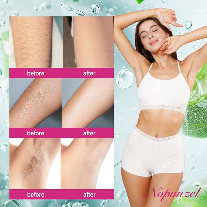 Hair Removal Cream for Women: Depilatory Cream for Intimate Areas and Pubic Area with Aloe Vera and Vitamin E - Hair Removal for Body Legs Arms Underarms Bikini - Fast Painless Soothing - 5.3 oz