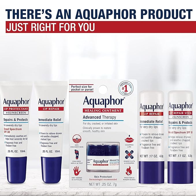 Aquaphor Lip Repair Ointment - Long-lasting oz.
