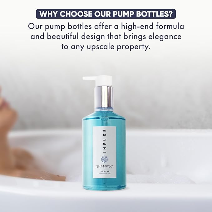 Terra Pure Infuse Shampoo, Retail Size Hotel Amenities, 10.14 oz. (Single)