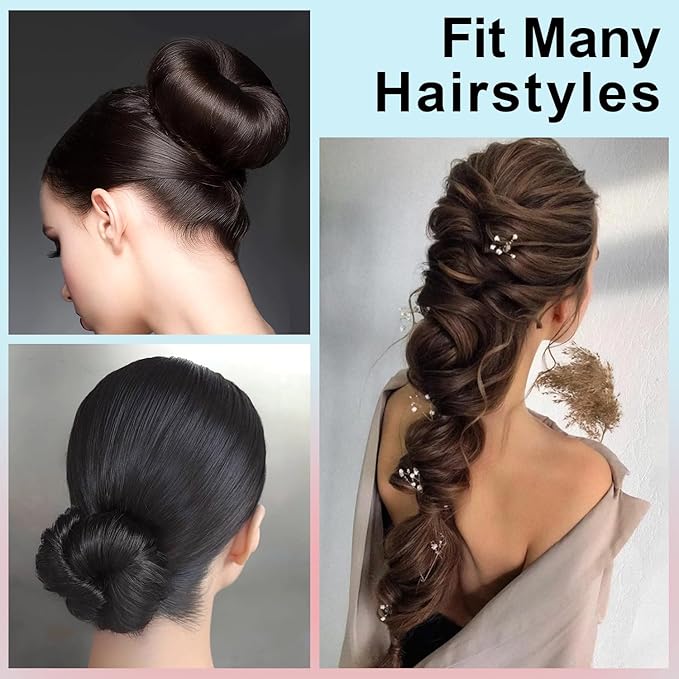U Shaped Hair Pins,TsMADDTs 100 Pcs Blonde Bun Hair Pins for Women Girls with Box (Golden 2.4 inch)