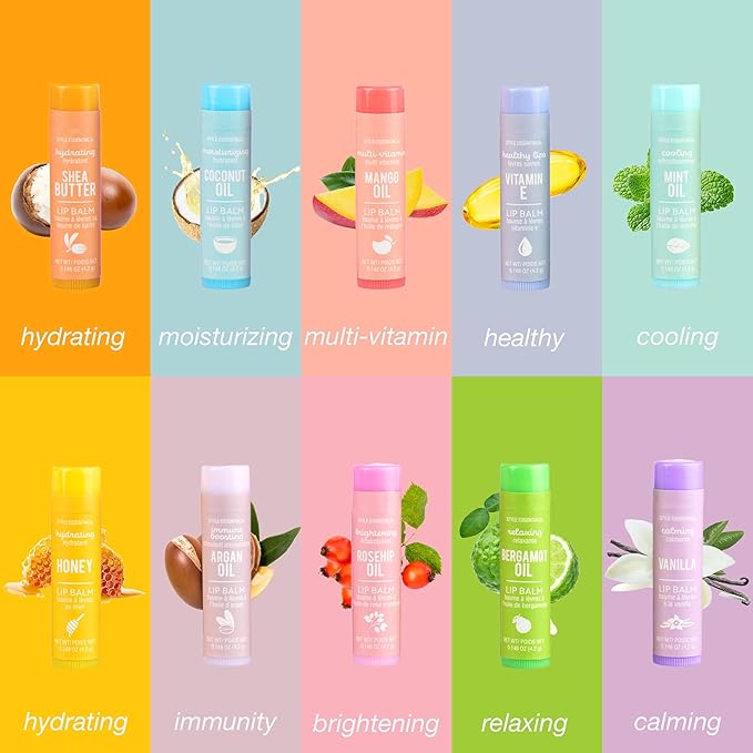 Expressions 10pc Lip Balm Collection -Hydrating