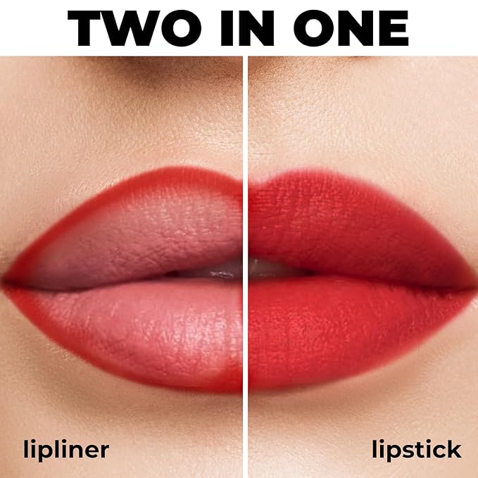 Gel Lip Liner - Long-lasting formula - Adds Colour & Texture to the Lips - Cruelty-free - Ruby red - N.411