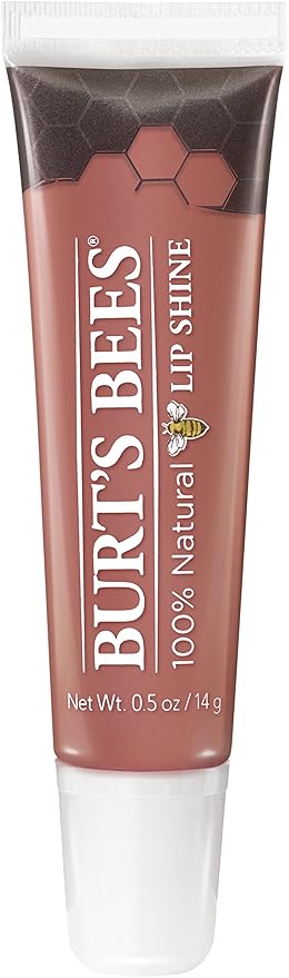 Burt's Bees 100% Natural Moisturizing Lip Shine, Peachy - 1 Tube