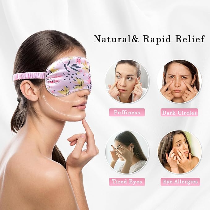 Cooling eye mask silky satin