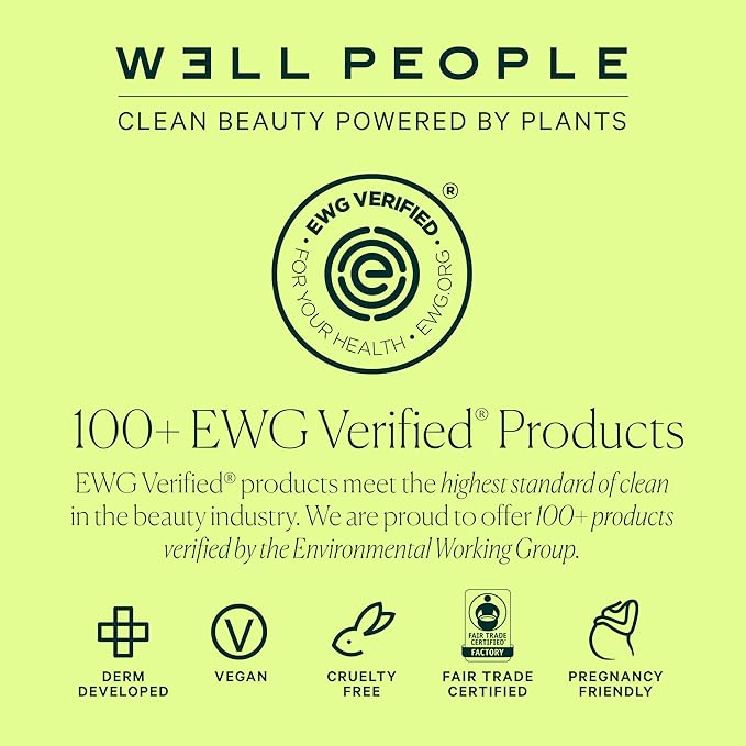 Well People Power Palette Eyeshadow, Five Long-wear, Hyper-pigmented Matte & Shimmer Shades For Intense Color, Vegan & Cruelty-free, Violet