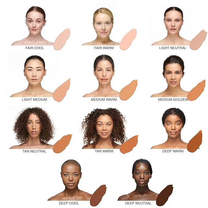 YENSA Skin On Skin BB + CC Full Coverage Concealer - Color Correcting Serum Concealer - Creaseless & Brightening Formula with Hyaluronic Acid & Superfood Complex - Tan Warm (0.34 Fl oz)