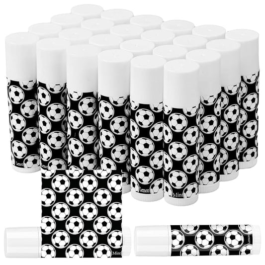 24 Pcs Soccer Lip Balm Soccer Supplies