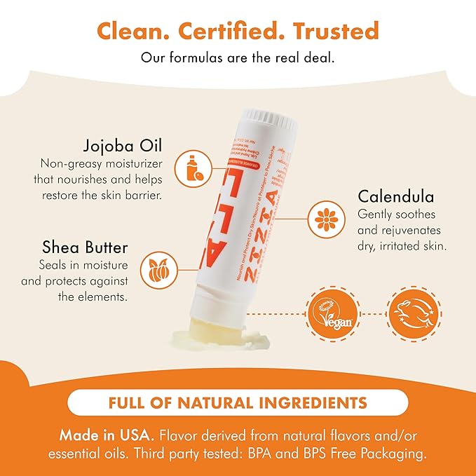 Zizia Orange Blossom Neroli Multi All Balm Stick – Moisturizing, Hydrating Stick for Lips, Hands & Body with Shea Butter, Jojoba Oil, Aloe Vera, Calendula Beauty Moisturizer, Travel Essentials 0.5 oz