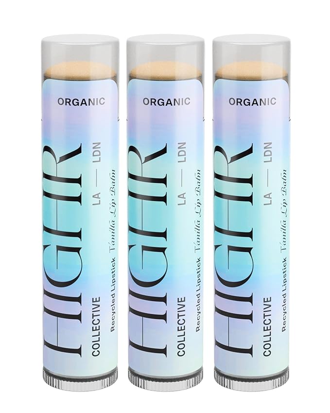 Three Pack; HIGHR Organic Vanilla Butter Lips