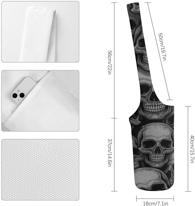 Stylish Yoga Mat Bag for Women Exercise Mat Holder with Shoulder Strap Yoga Mats Totes Sports Storage Bag