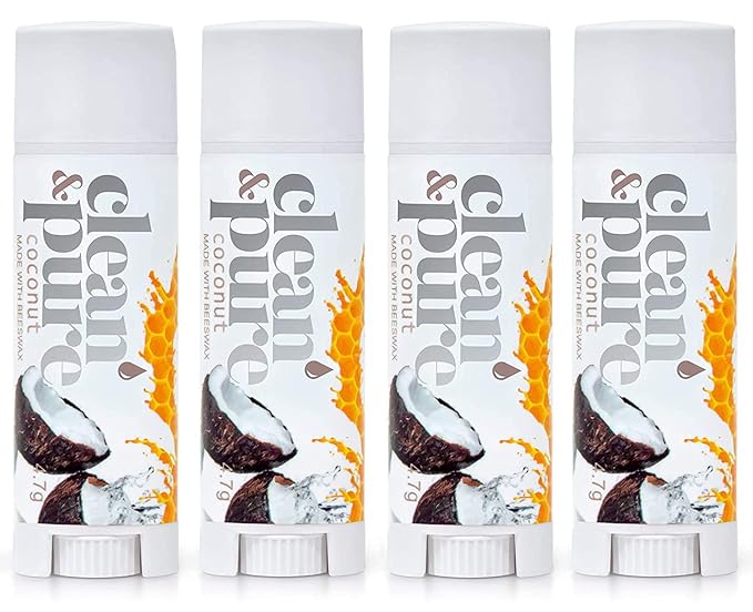 Lip Balm 4-Pack (Coconut) | Lip