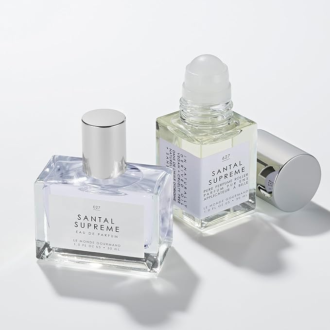 Le Monde Gourmand Santal Supreme Perfume Oil - 1 fl oz (30ml) - Fresh, Woody, Sophisticated Fragrance Notes