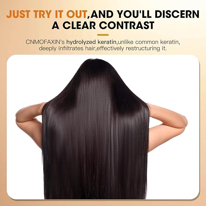 Keratin Hair Mask Deep Conditioner - Argan Oil & Protein Repair for Dry Damaged Hair - Long Lasting Microcapsule Fragrance - Hydrating Treatment for Frizz Control, 17.5 Oz (500ml)