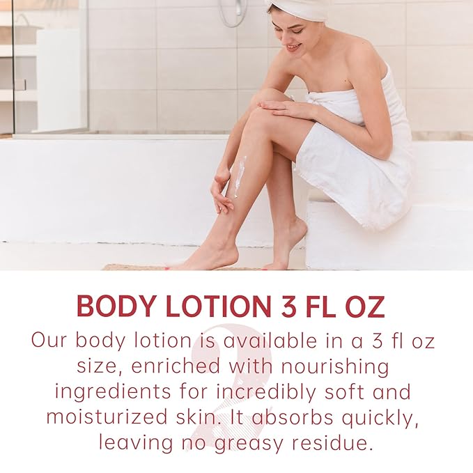 Bath Gift for Women and Girls, Japanese Cherry Blossom Spa Set With Natural Extracts, 3PCS Set - Shower Gel, Lotion, Mist, Personal Self Care Kit, Body Care Travel Set