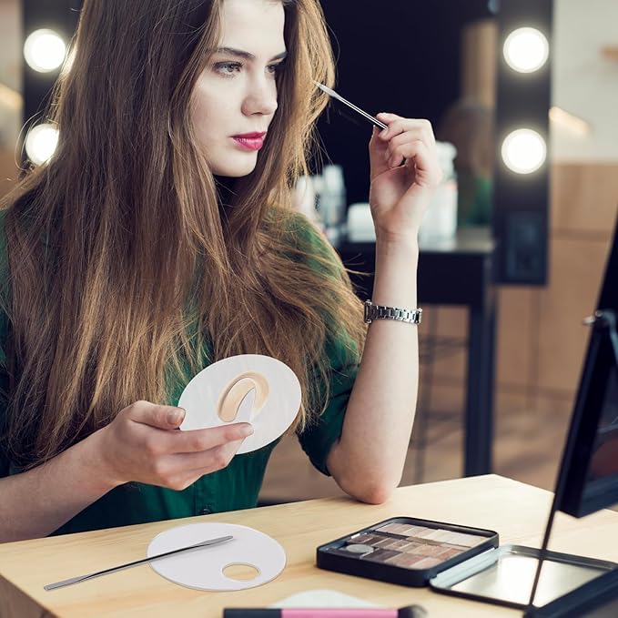 2 Pcs Makeup Palette Tray Clear Makeup Mixing