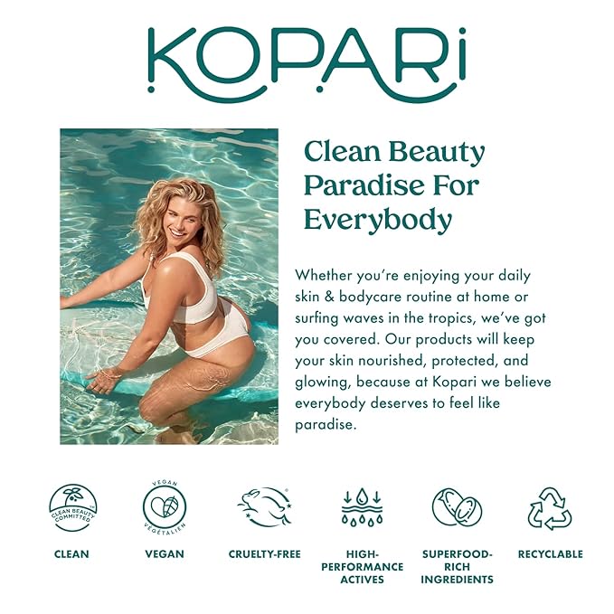 Kopari Organic Coconut Melt | Multi Purpose Skin Moisturizer, 100% Unrefined Coconut Oil Skin Care For Body, Hair, Face | Vegan, Cruelty Free, Paraben & Sulfate Free | 5.1 Oz