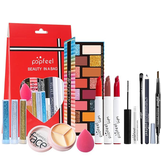 All-in-one Holiday Makeup Gift Set | Full Makeup