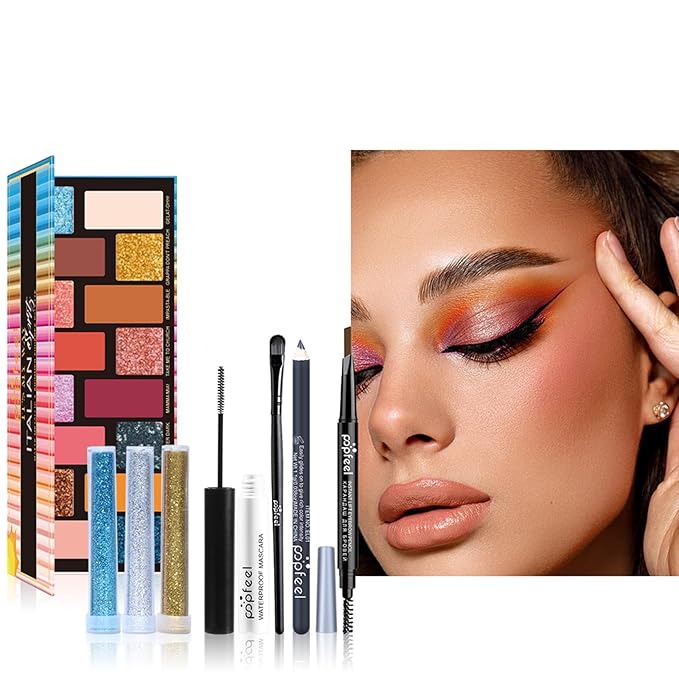 All-in-one Holiday Makeup Gift Set | Full Makeup