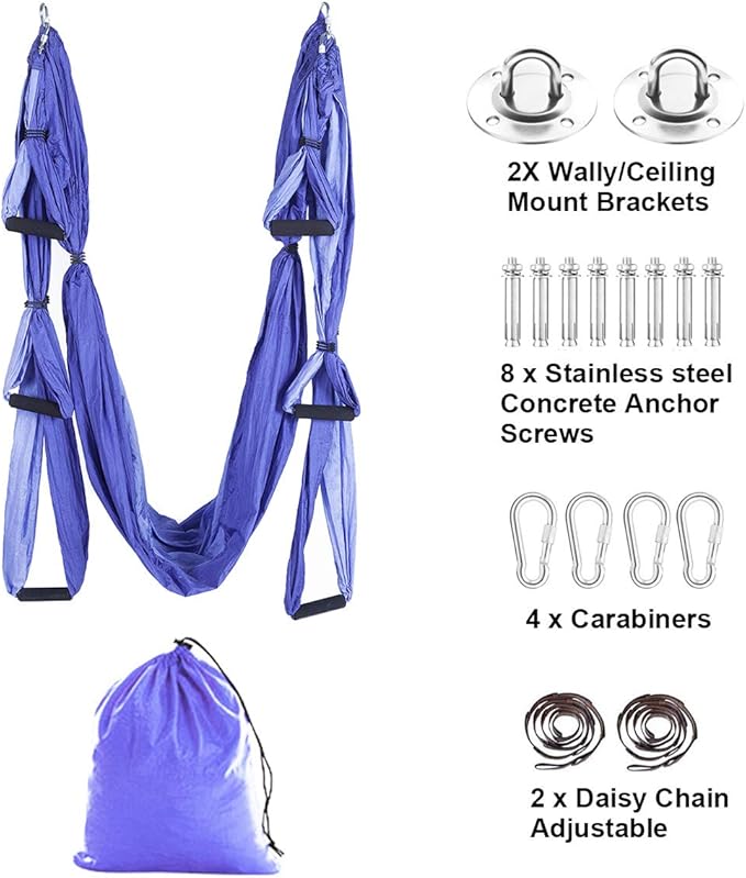 Aerial Yoga Swing Set Trapeze Yoga Hammock Kit