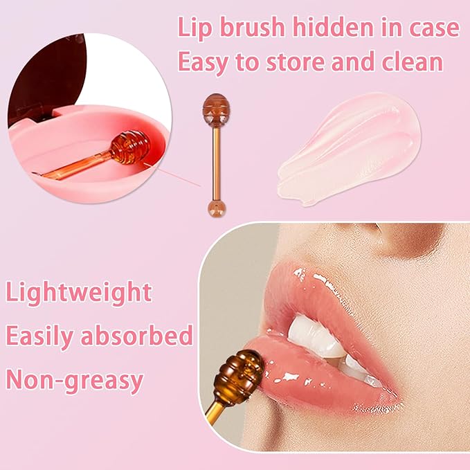 3 Pcs Bee Lip Balm Honey Lime)