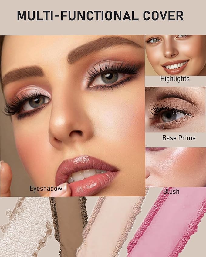 Single Matte Eyeshadow,Light Brown Eye Shadow Palette Brow Makeup,High Pigment Waterproof Pressed Monochrome Nude Eye Shadows Powder with Smooth Lightweight Blendable Formula for Daily Eye Look-06