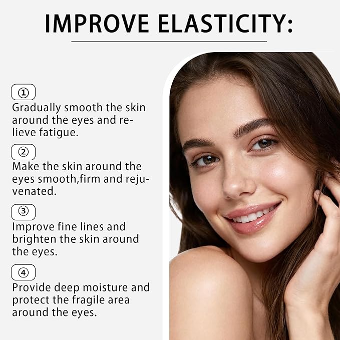 Instant Under Eye Lift Serum - Anti-Aging Formula for Under Bags and Wrinkles, Temporary Eye Tightener Cream Firming Primer Visibly Improves Dark Circles, Fine Lines & Crow's Feet, 1 PC, 0.7 Fl.Oz