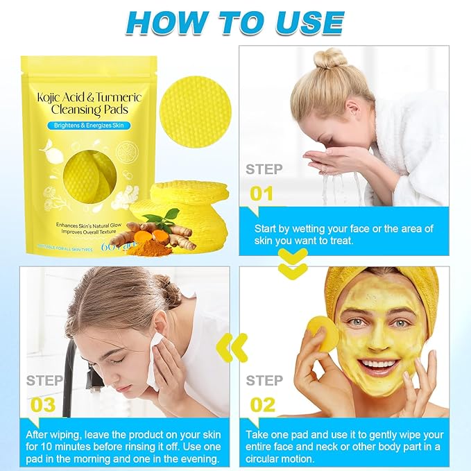 60pcs kojic acid and turmeric