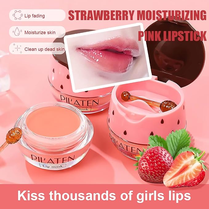 4 PCS Bee Lip Balm Honey Exfoliator