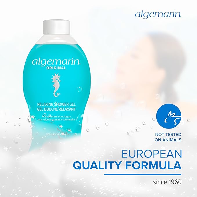 Algemarin Original Relaxing Shower Gel – European Sea Body Cleanser (500 ml)