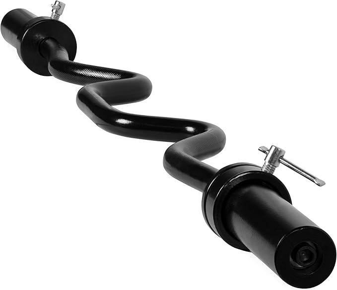 CAP Barbell Olympic Super Curl Bar 48-Inch (OBIS-48B) (OBIS-48B)