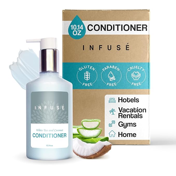 Terra Pure Infuse Conditioner, Retail Size Hotel Amenities, 10.14 oz. (Single)