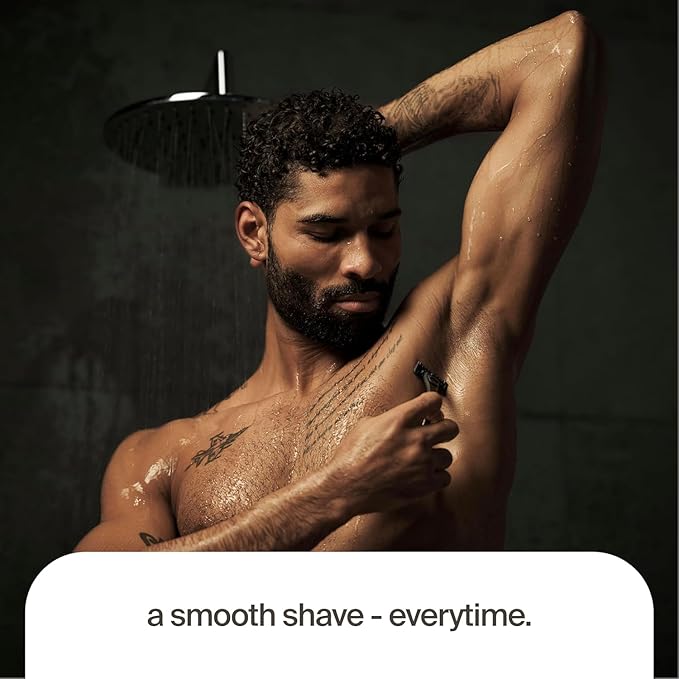 Pro – Plastic-Free Razor | 1 Handle + 2 Plastic-Free Cartridges With 5 Precision Blades | (Face)