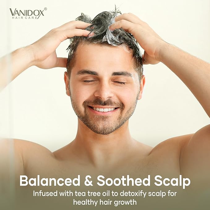VANIDOX Carbonic Acid Shampoo and Conditioner for Men and Women, Deep Moisturizing Conditioner, Thickens, Softens, & Smooths Set for Hair Growth and Repair, Made in USA - 16 Fl Oz Each