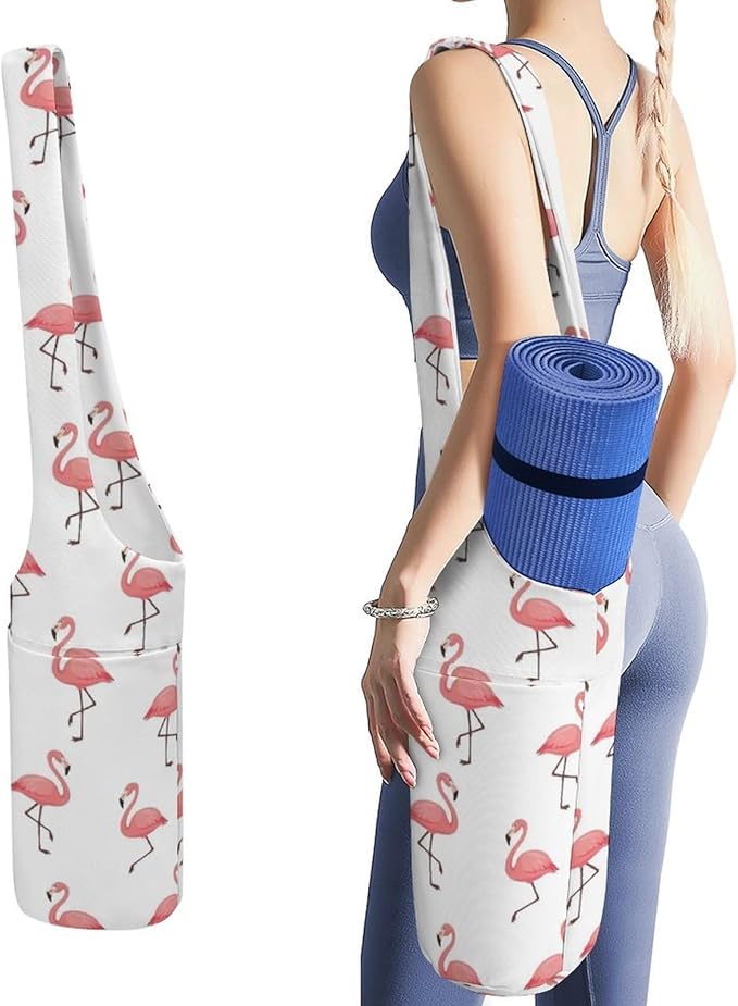 Large Yoga Mat Bag Fit Most Size for Ladies Yoga Mats Carrier Bags Multi-Functional Exercise Mat Holder Storage Bag