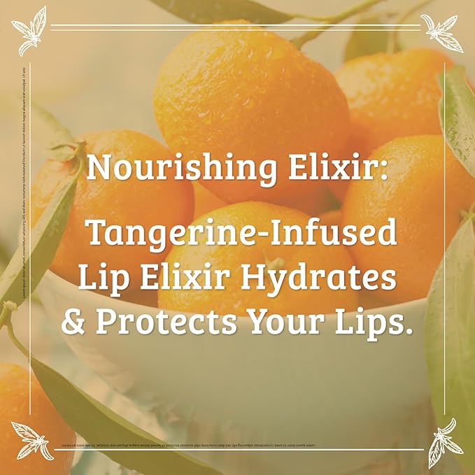 Pharmacopia Chamomile Tangerine Vegan Lip Elixir Oz,