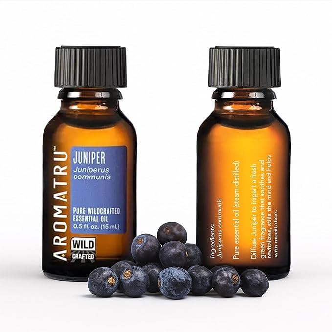 Elevate Essential Oil Kit – Indian Frankincense, Balsam Fir, Juniper, and Cypress – Organic & Wildcrafted – ISO Certified – No Synthetic Fillers – Ethically Sourced
