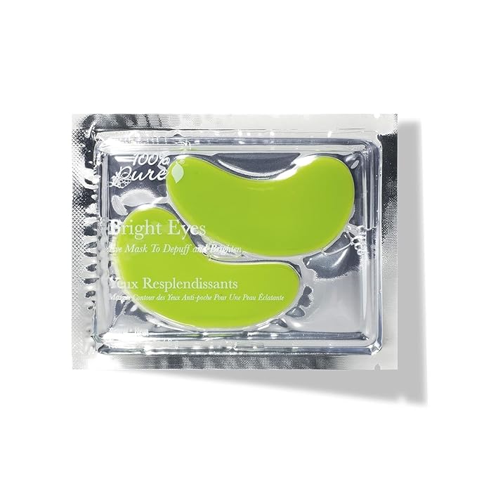 100% PURE Bright Eyes, Hydrogel Eye Mask, 1 Pair, 0.28 oz