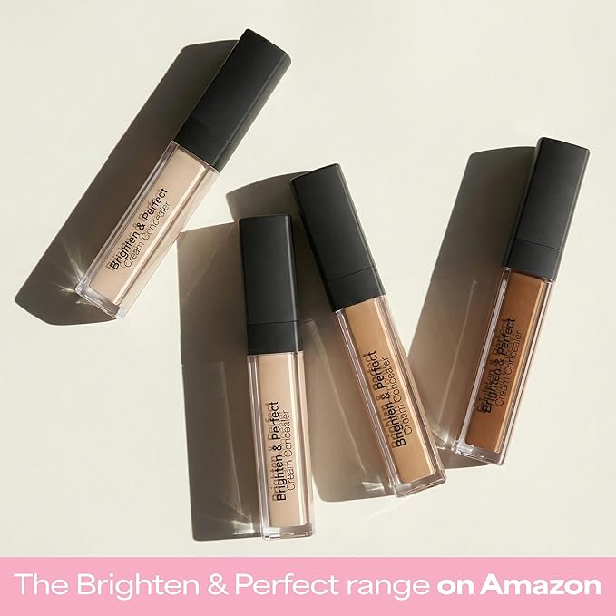 MCoBeauty - Brighten & Perfect Cream Concealer - 1.5 Medium Natural Buff - Hydrating Corrector Medium Coverage Blemish & Under Eye Concealer - With Vitamin E, Hyaluronic Acid & Aloe Vera