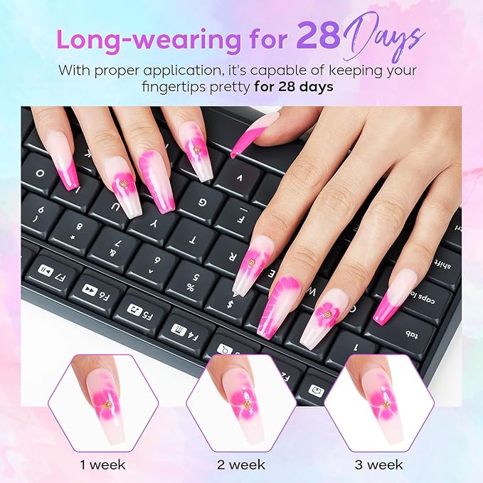 AIMEILI Gel Nail Polish No Wipe Top and Base Coat Set Shine Finish Long Lasting Soak Off Gel Nail Lacquer - 2 x 10ml