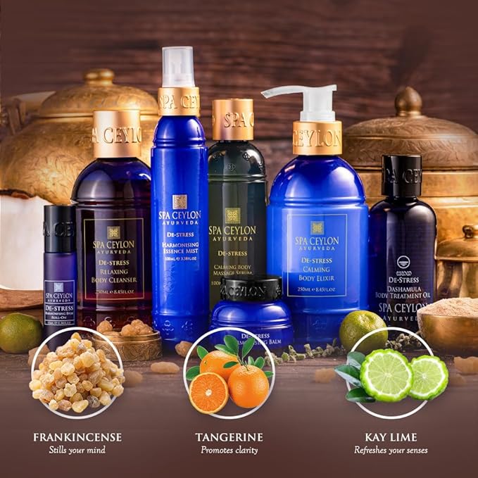 SPA CEYLON DE-STRESS Relaxing Body Cleanser | Shower Gel | Body Wash | Ayurveda